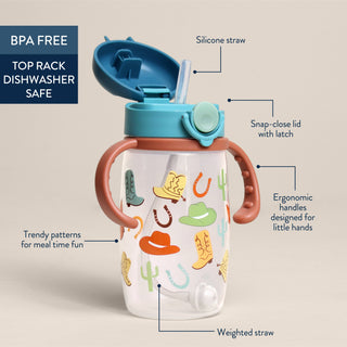 Itzy Sips™ - Straw Cup With Snap-Close Lid