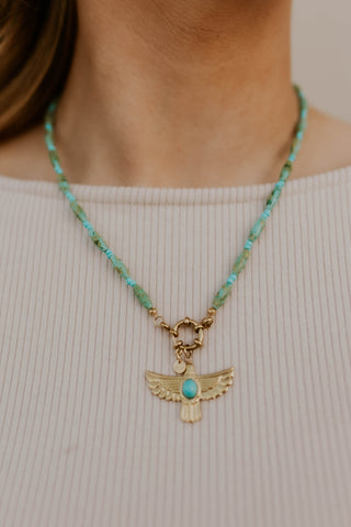 Free Bird Charm Necklace- Beljoy