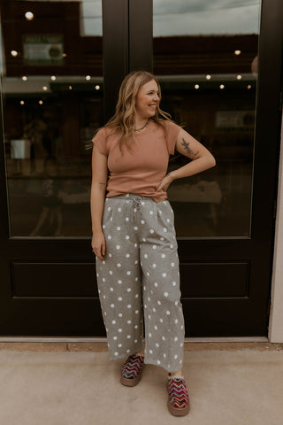 Clean Slate Top- Rose