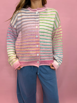 Sugar Rush Cardigan- Strawberry Mix