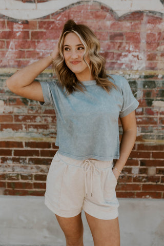 Drawstring Sweat Shorts