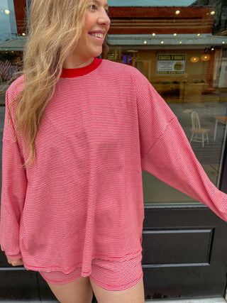 Dockside Darling Oversized Top
