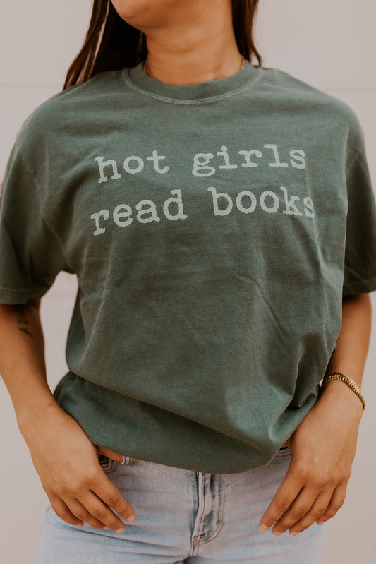 Hot Girls Read Books Graphic Tee