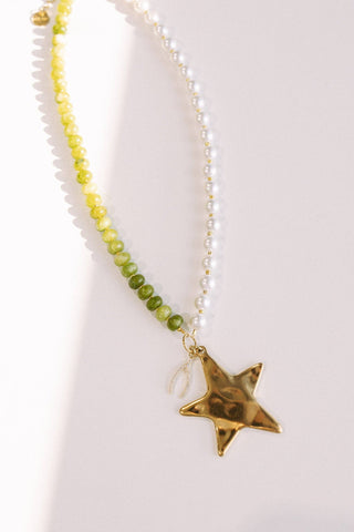 Wish on a Star Beaded Necklace