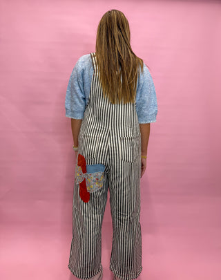 Patch & Stripe Overalls