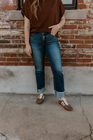 Jamie High Rise Tummy Control Jeans- Risen