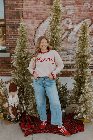 Merry Embroidered Sweater