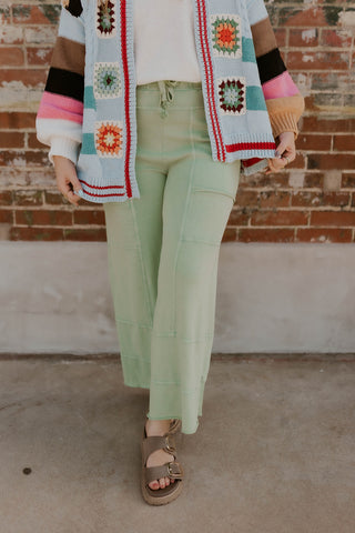 Apple Blossom Pants- Green