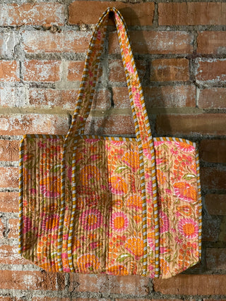 Quilted Tote Bags- Multiple Colors
