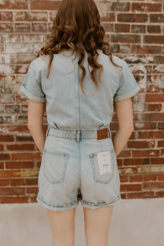 Dylan Denim Short Romper