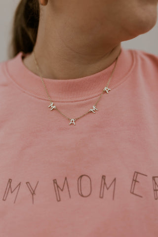 Simple In Gold Mama Necklace