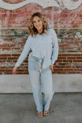 Baby Blues Striped Top