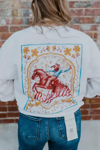 Vintage Nashville Oversized Sweatshirt