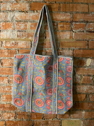 Quilted Tote Bags- Multiple Colors
