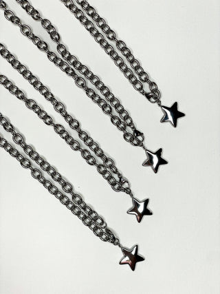Star Of It All Necklace- Silver