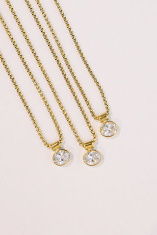 Camille Crystal Necklace- Beljoy