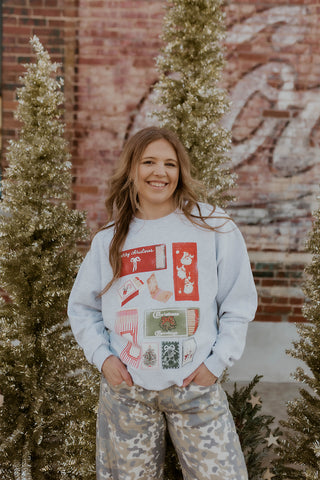 Merry & Bright Matchbox Graphic Sweatshirt