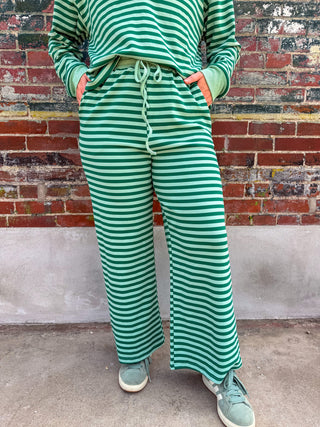 Evergreen Striped Set