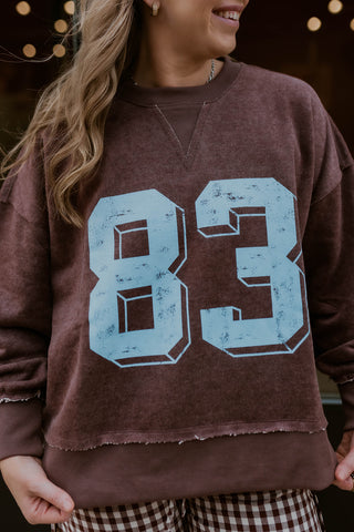 Victory Lane Sweatshirt- Mocha