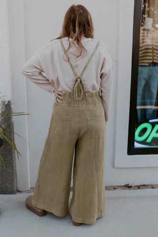 Better In Sage Cotton Gauze Jumper