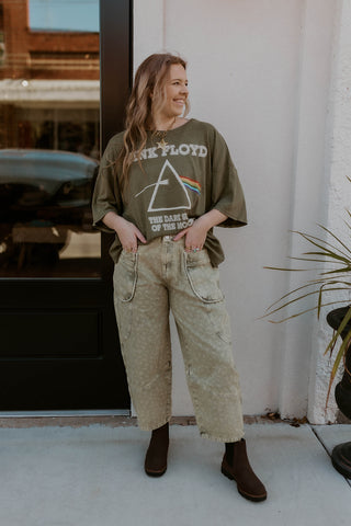 Faded Olive Mineral Wash Pants