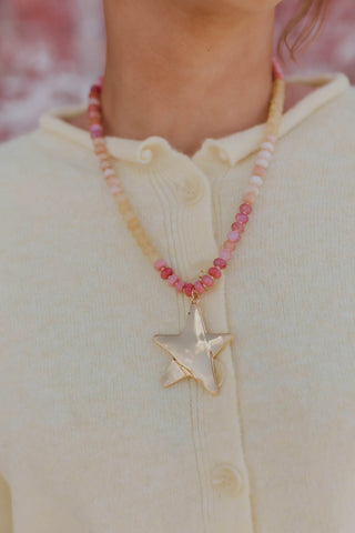 Poppy Star Necklace- Sunrise