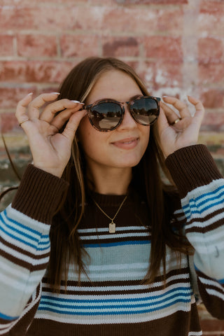 Asher Polarized Sunglasses- Shell