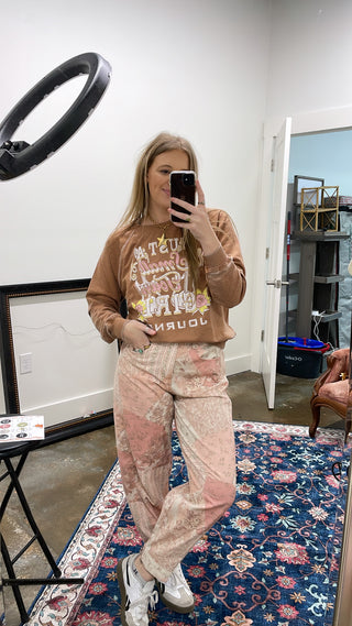 Journey Small Town Girl Graphic Sweatshirt