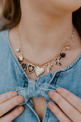 So Golden Charm Necklace