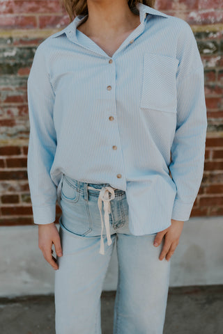 Baby Blues Striped Top