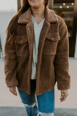 Mocha Sherpa Jacket