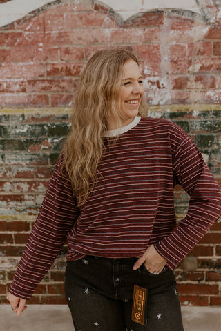 Mulberry Lane Striped Top
