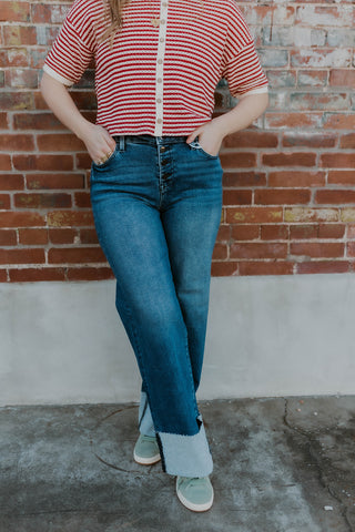 Elena High Rise Jeans- Risen