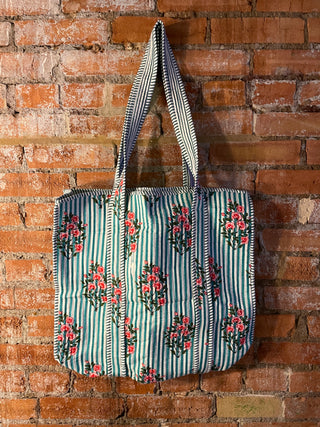 Quilted Tote Bags- Multiple Colors