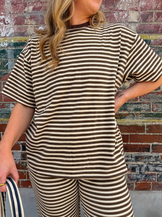 Cabin Cozy Striped Top