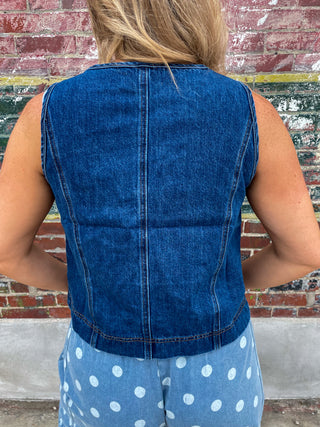Double Take Denim Vest