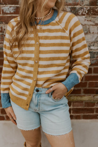 Ray Of Sunshine Striped Sweater