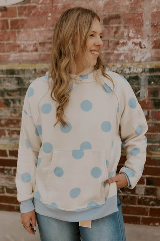Poppy Polka Dot Hoodie