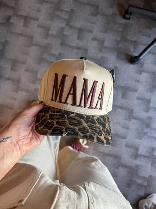 Leopard Mama Trucker Hat