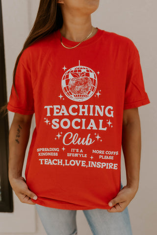 Teaching Social Club Graphic Tee