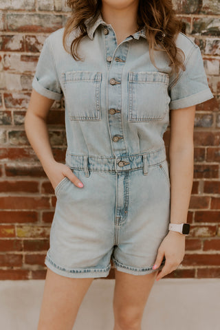 Dylan Denim Short Romper