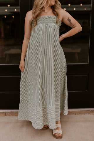 Summer Grove Maxi Dress- Green