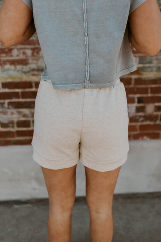 Drawstring Sweat Shorts
