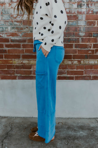 Apple Blossom Pants- Royal