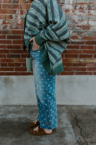 Kami Polka Dot Barrel Jeans