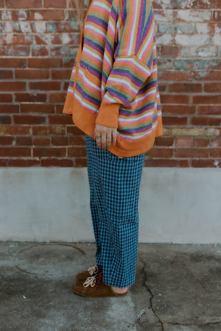 Out Of The Blue Checkered Pants