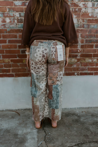 Down To Earth Patchwork Jeans- Risen