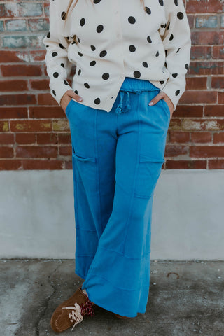 Apple Blossom Pants- Royal
