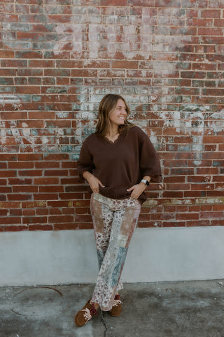 Down To Earth Patchwork Jeans- Risen