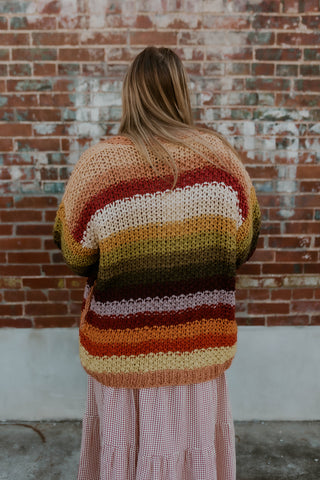 Cider & Sunshine Striped Cardigan
